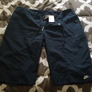 Nike navy blue Bermuda shorts